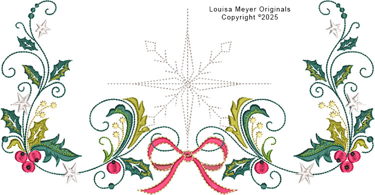  Christmas Bright on White